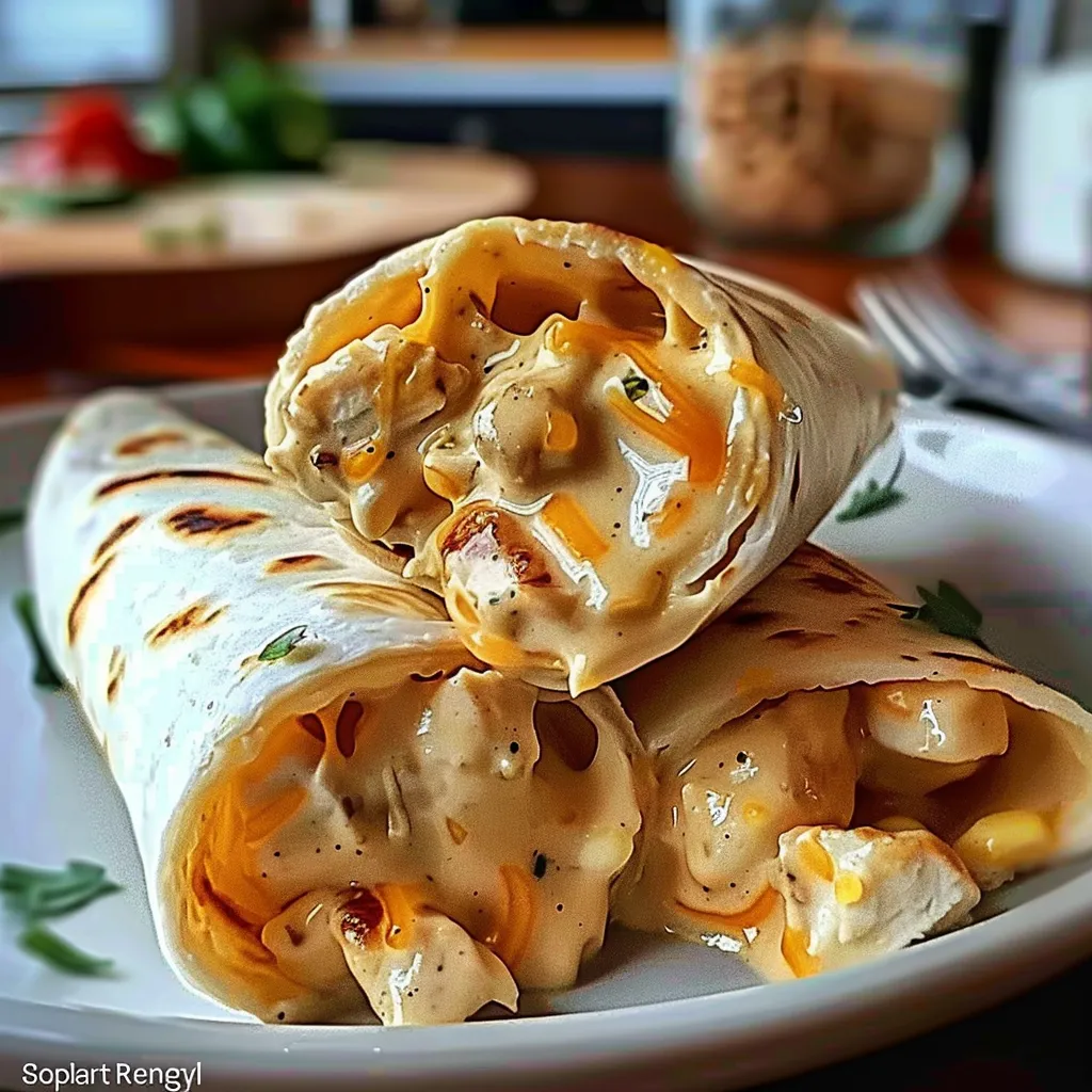Tips for Quick Cheesy Chicken Wrap