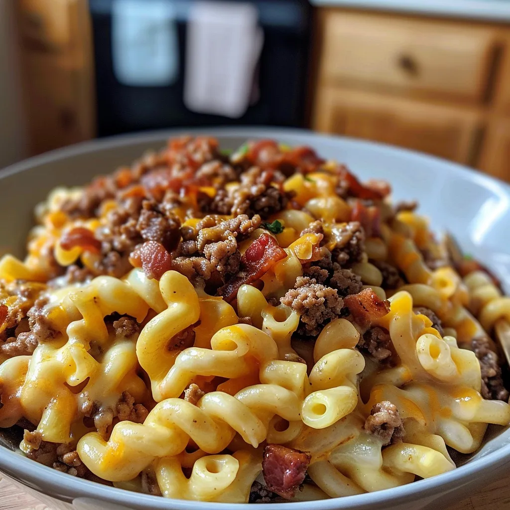 Tips for Loaded Bacon Cheeseburger Pasta