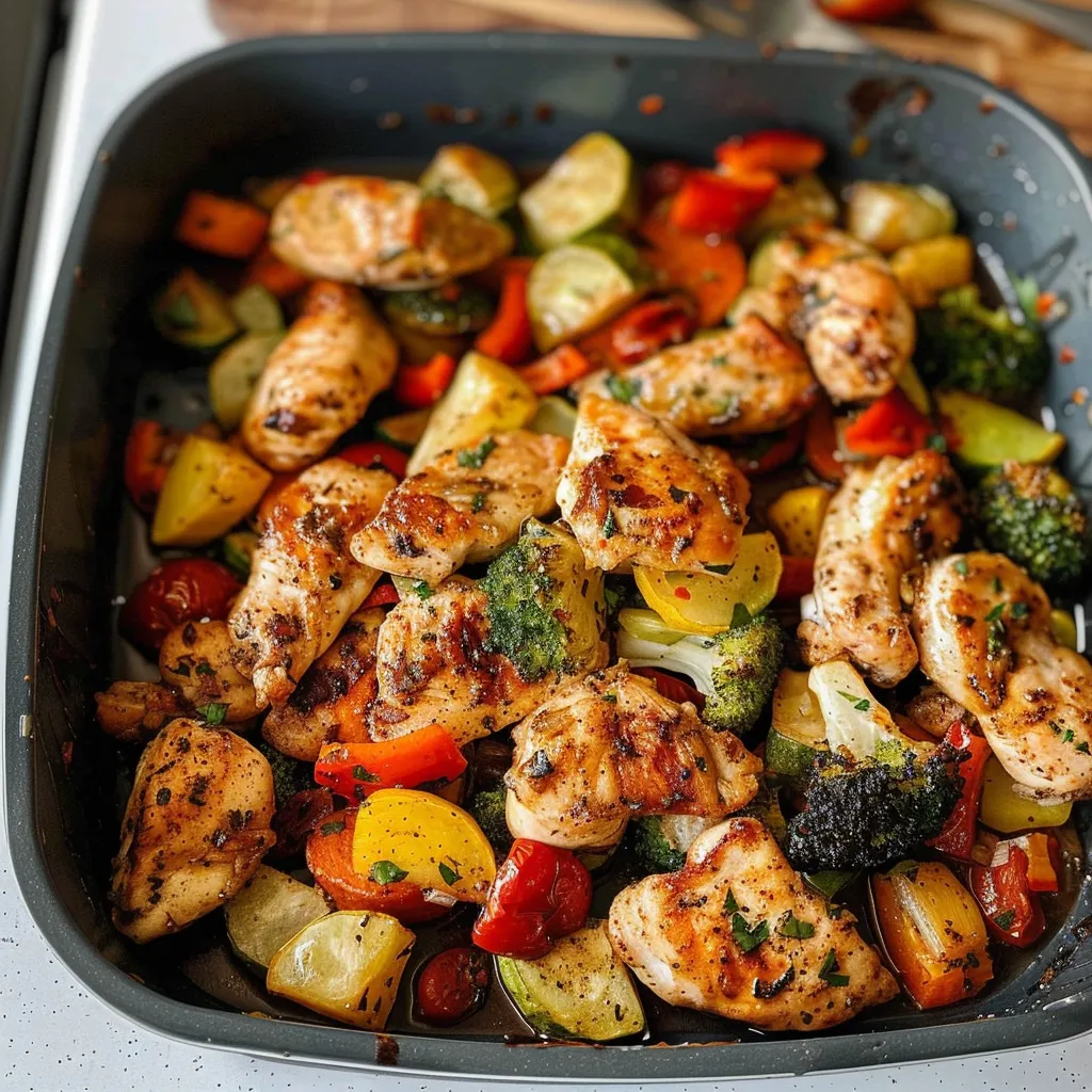 Tips for Air Fryer Chicken and Vegetables