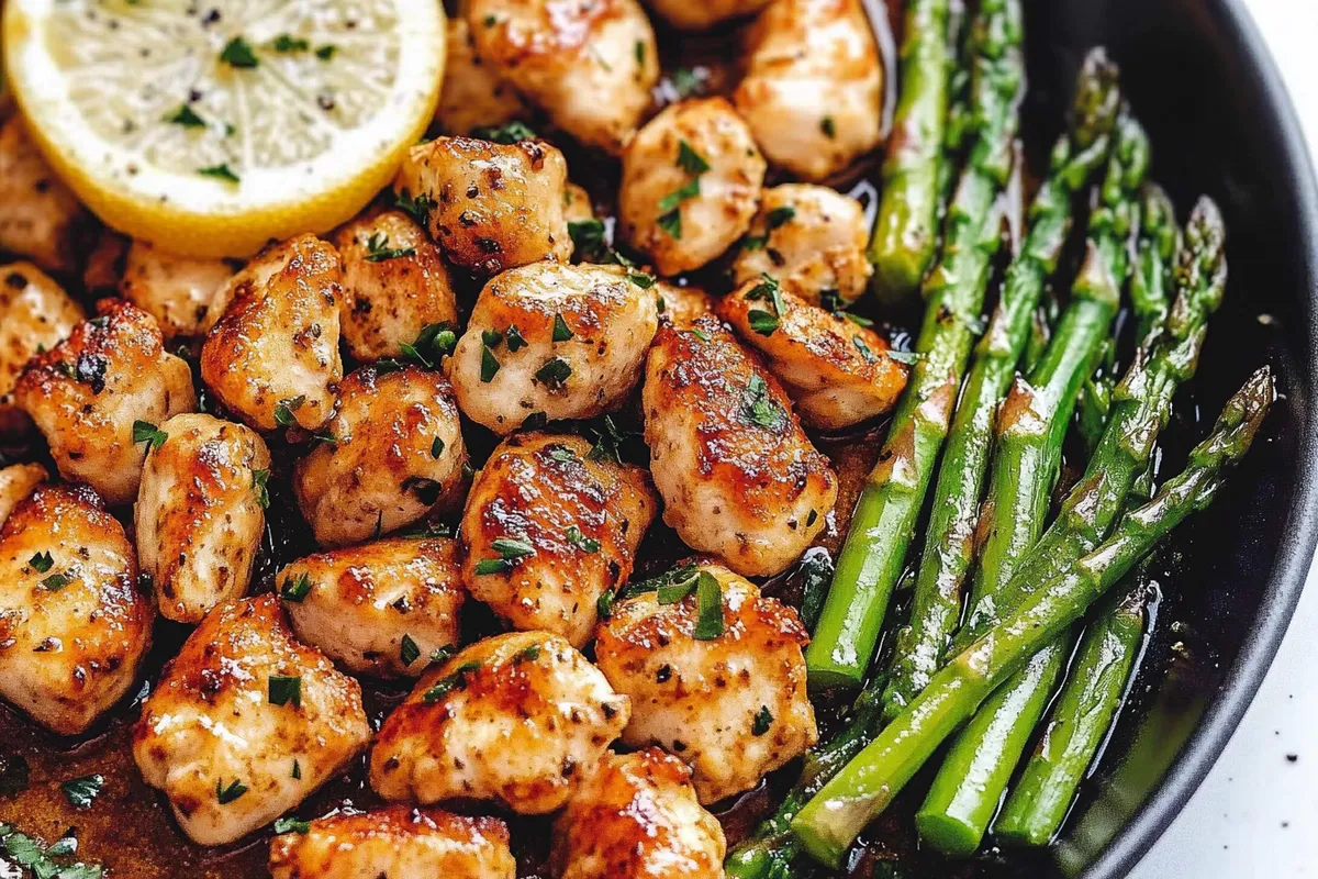 Tips for Garlic Butter Chicken Bites with Asparagus