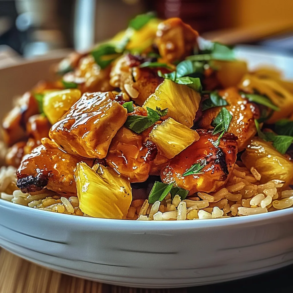 Tips for Tropical Pineapple Chicken & Rice Delight