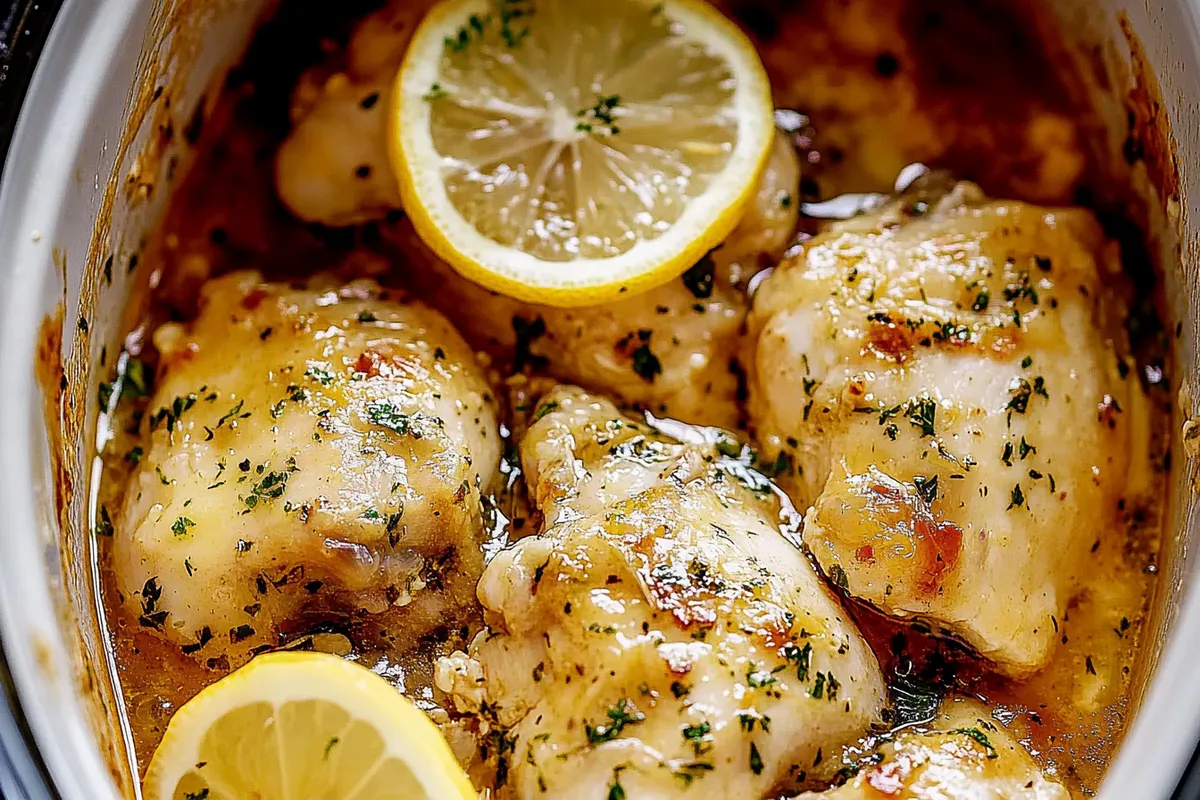 Tips for Crock Pot Lemon Garlic Butter Chicken Thighs