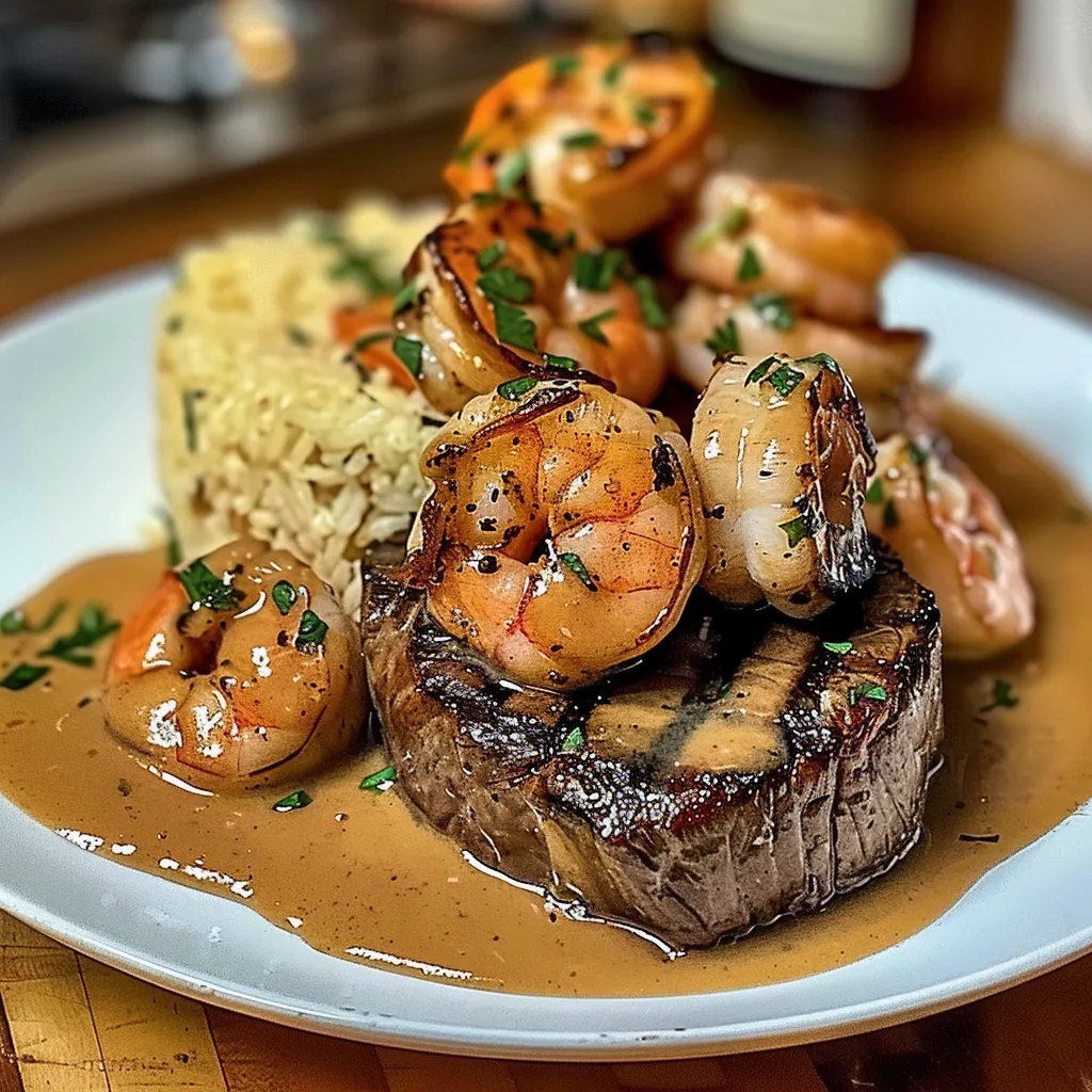 Tips for Steak with Creamy Cajun Shrimp Sauce