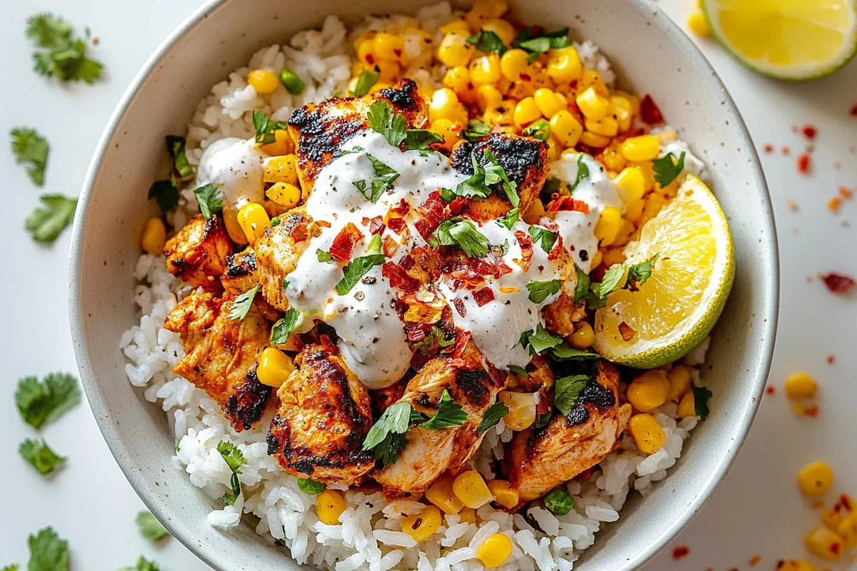 Tips for Street Corn Chicken Rice Bowl
