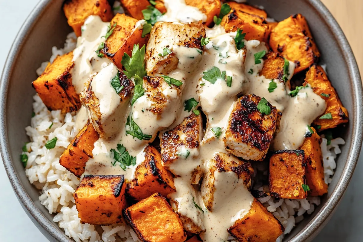 Tips for Chicken and Sweet Potato Rice Bowl