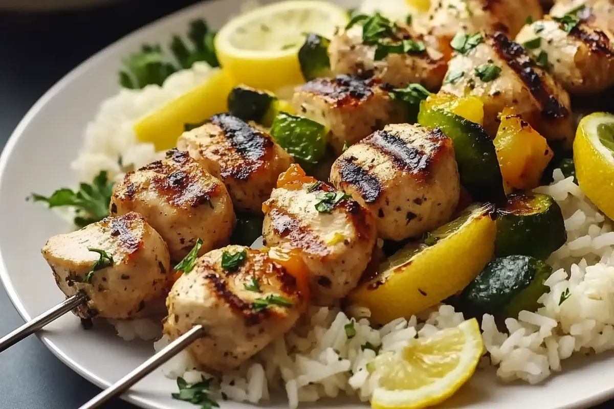 Tips for Easy Greek Chicken Souvlaki with Lemon Rice