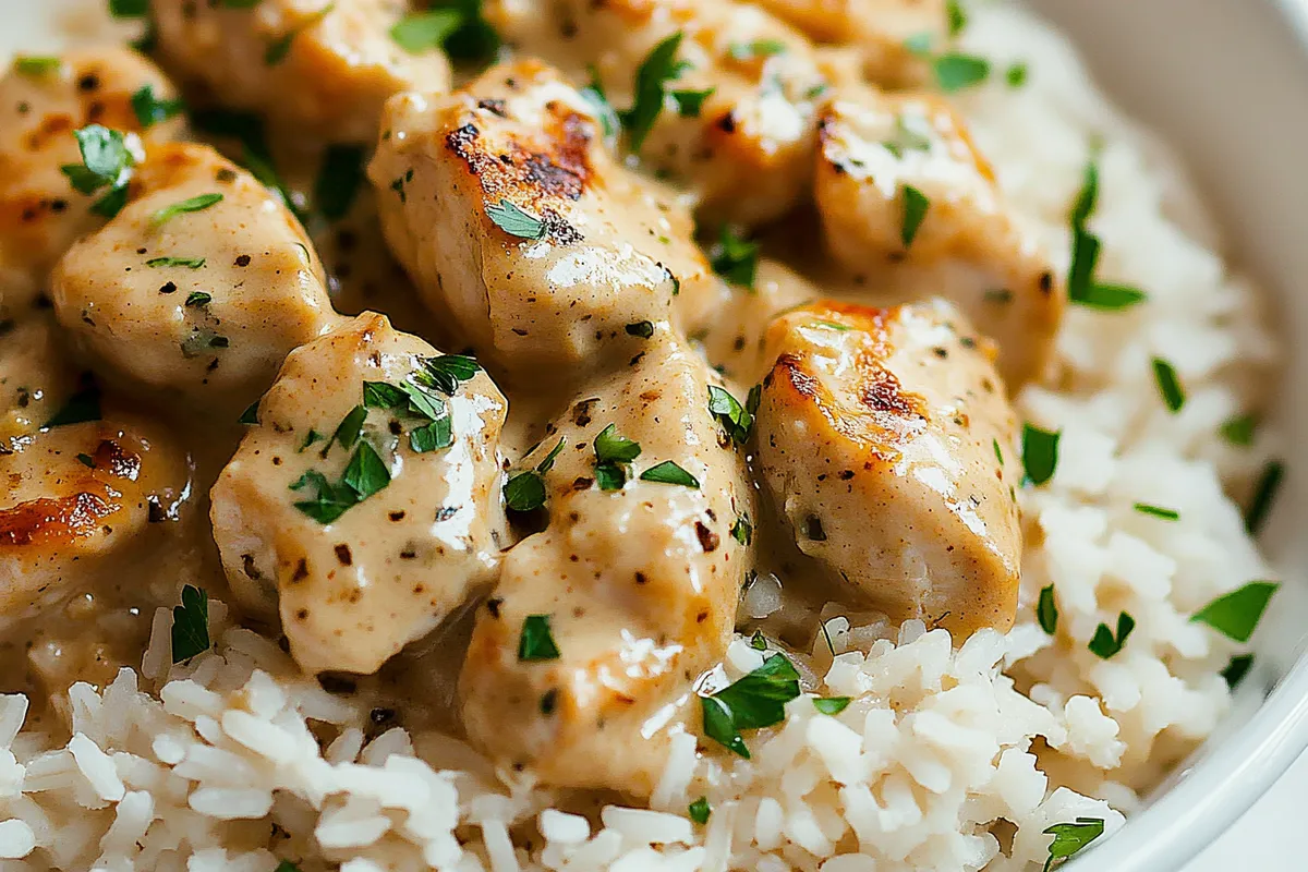 Tips for Creamy Herb Chicken & Basmati Rice