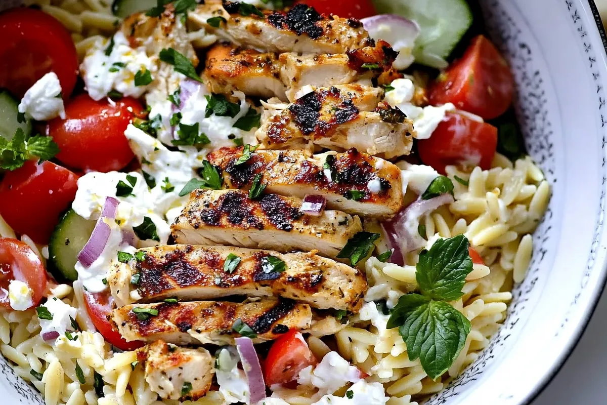 Tips for Greek Chicken Orzo Power Bowls