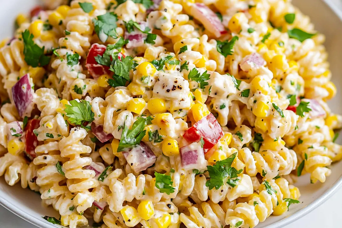 Tips for Mexican Street Corn Pasta Salad - Food with Feeling
