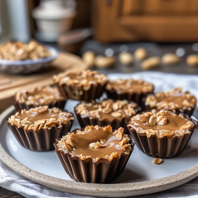 No-Bake Peanut Butter Oat Cups: Quick & Easy Treats