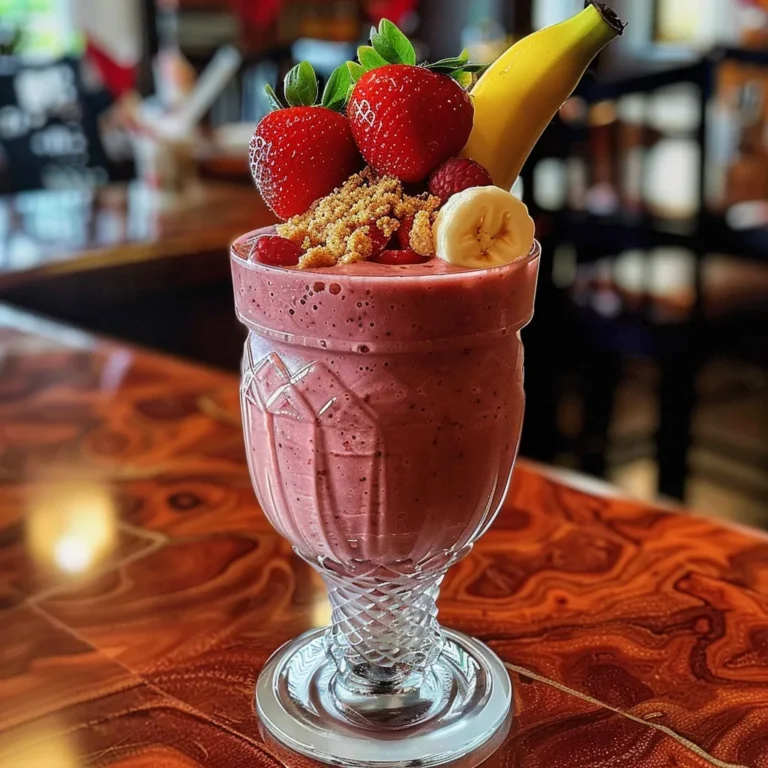 Strawberry Banana Cheesecake Smoothie Recipe Delight