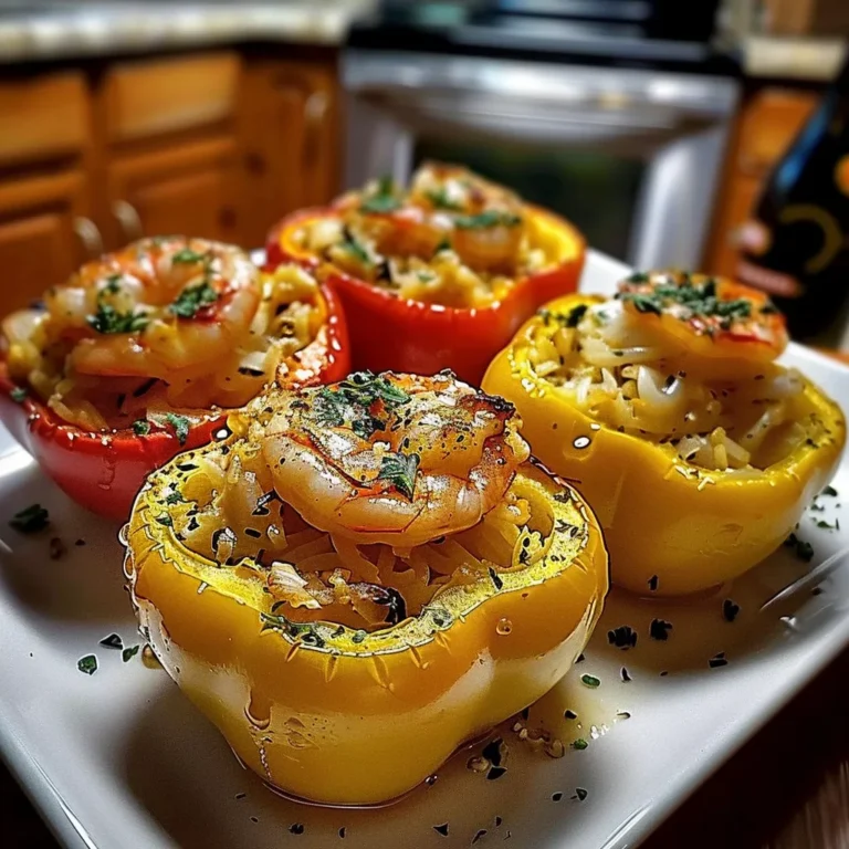 Crab and Shrimp Stuffed Bell Peppers: A Delicious Twist