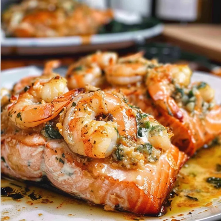 Crab and Shrimp Stuffed Salmon: A Delicious Dinner Idea