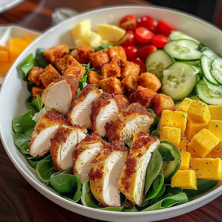 Crispy Chicken Cobb Salad – Healthy & Satisfying Recipe