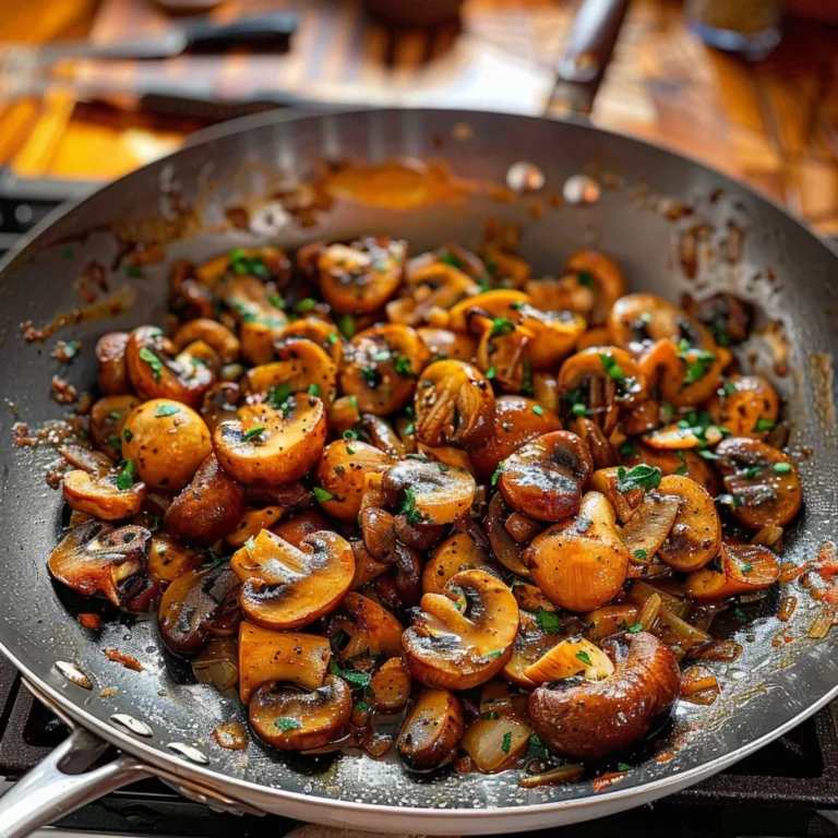 Garlic Butter Mushrooms Skillet – Easy & Delicious Recipe