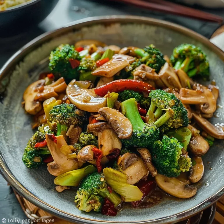 Savory Stir Fry with Broccoli and Mushrooms – Quick & Easy