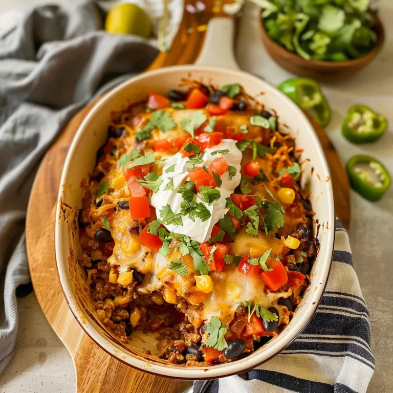 Taco Casserole: A Flavorful One-Pan Dinner Delight