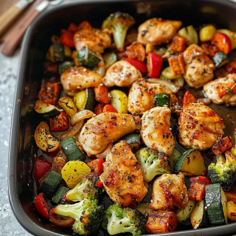 Air Fryer Chicken and Vegetables: Quick & Delicious Meal