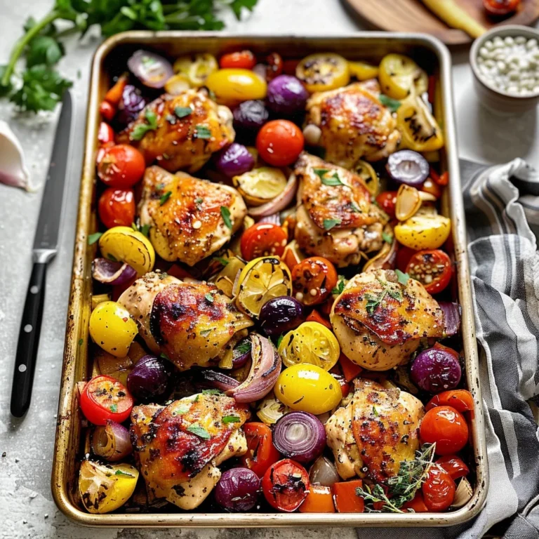 Greek Sheet Pan Chicken: A Flavorful Dinner Solution