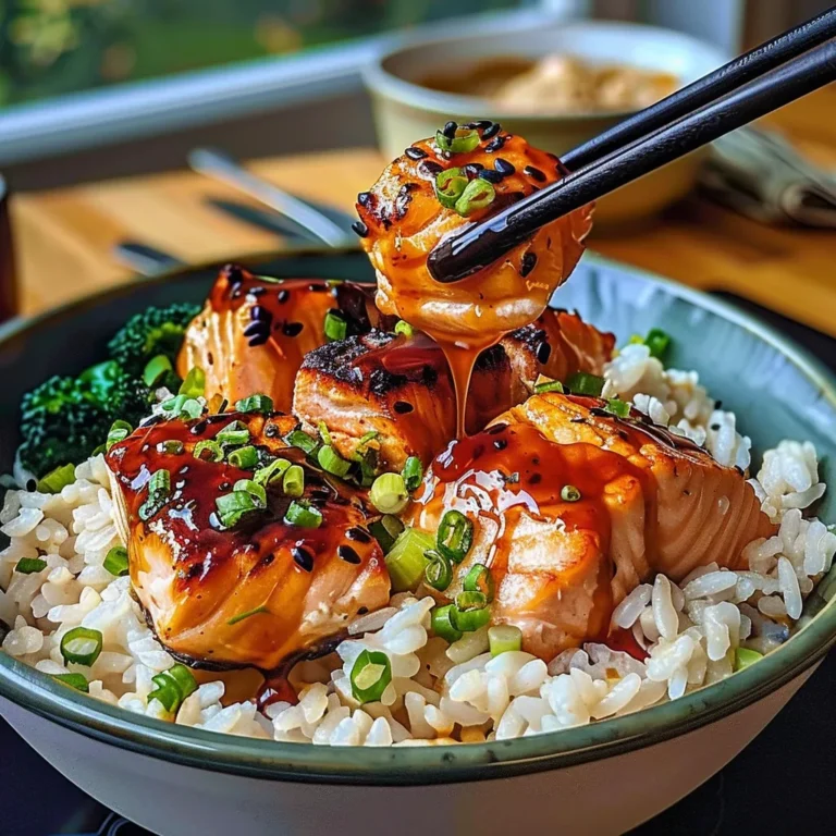 Sriracha Honey Salmon Bowls: A Quick & Tasty Delight