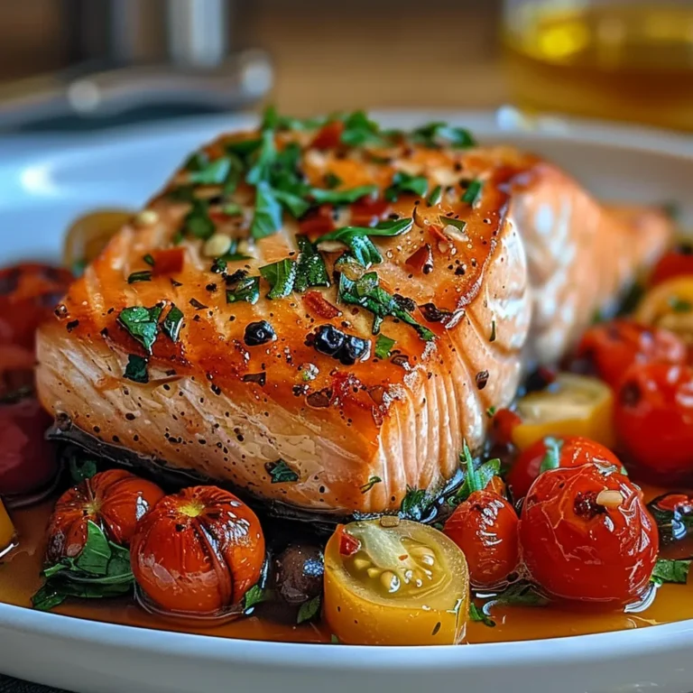 Mediterranean Salmon: A Flavorful Delight for Dinner