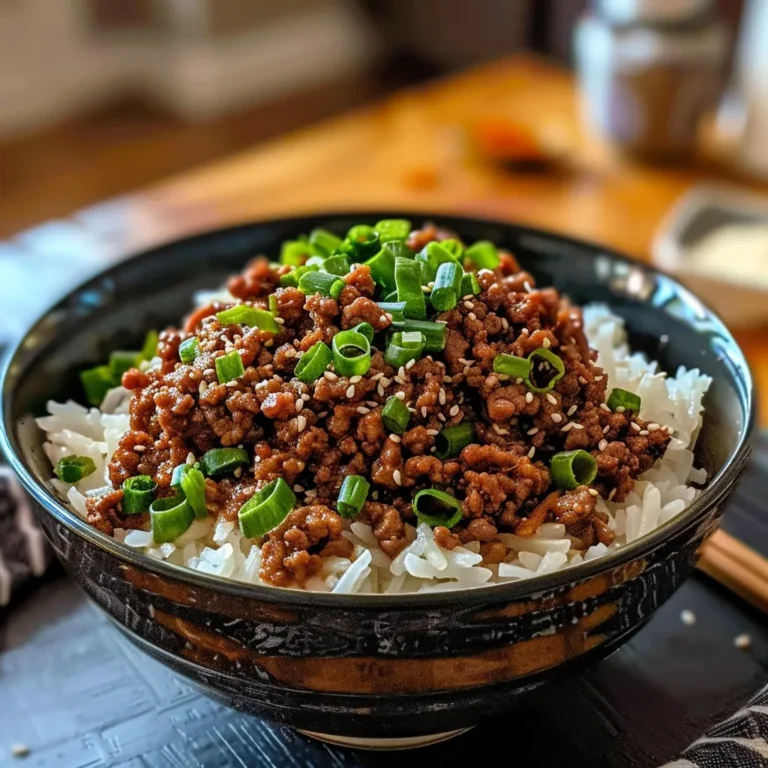 Delicious Korean Ground Beef Bowl Recipe in 30 Minutes