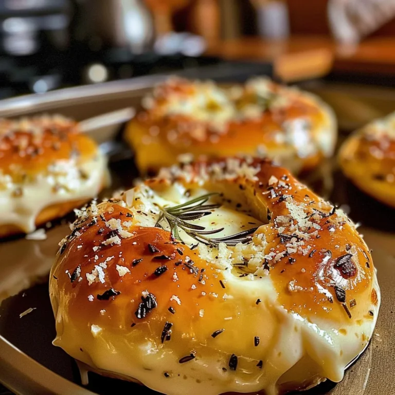 Mozzarella Stuffed Rosemary Parmesan Bites Recipe