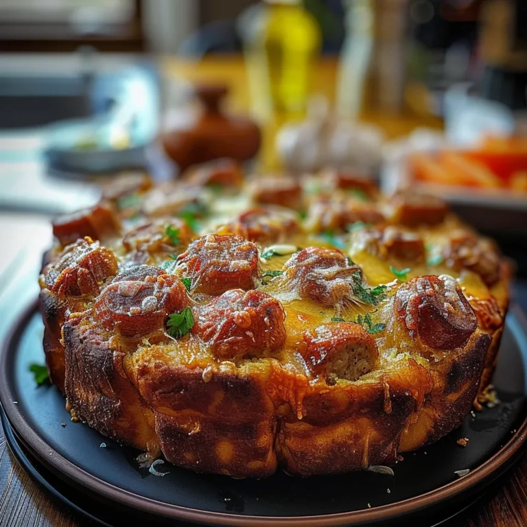 Sausage Egg and Cheese Monkey Bread: A Breakfast Delight