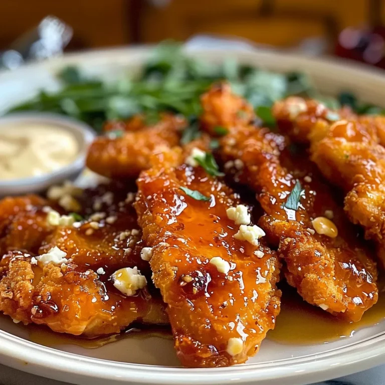 Crispy Hot Honey Feta Chicken: Sweet & Savory Delight