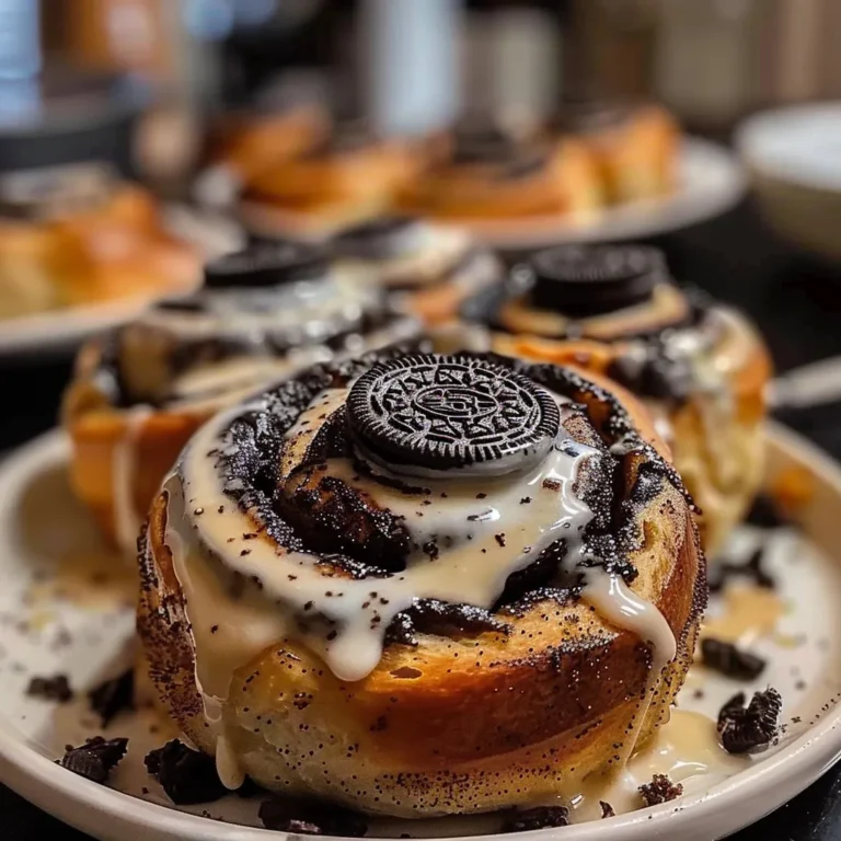 Oreo-Stuffed Cinnamon Rolls: A Sweet Morning Delight