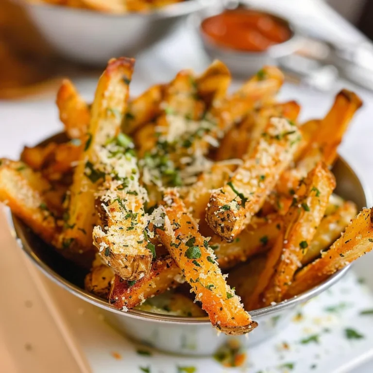 Crispy Garlic Parmesan Fries | Moribyan: Irresistible Recipe