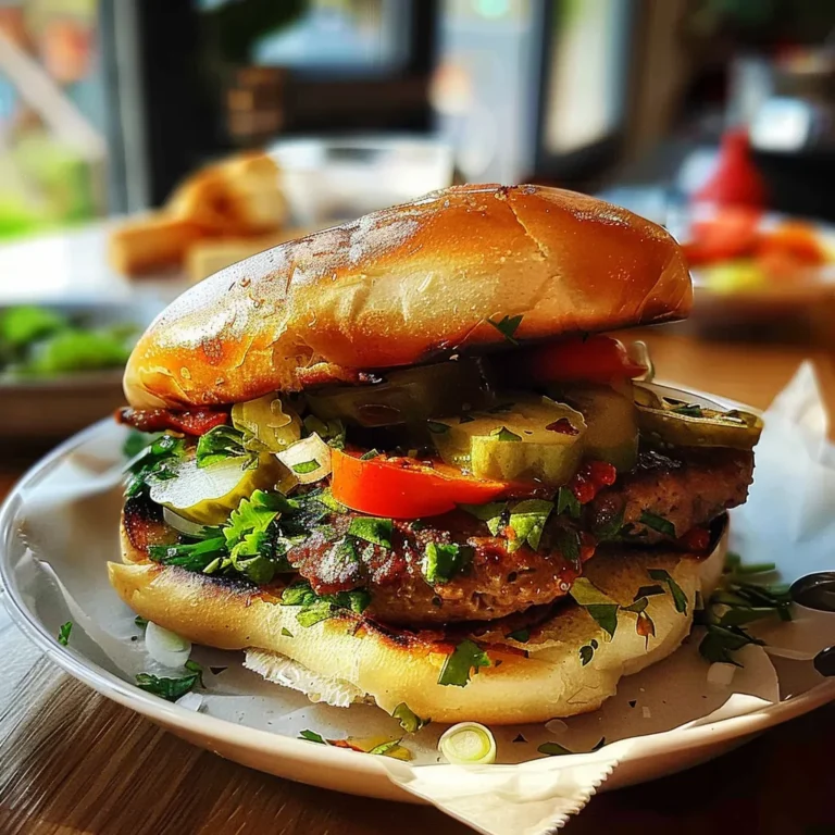 Libanesische Lamm Burger: Flavorful Middle Eastern Delights