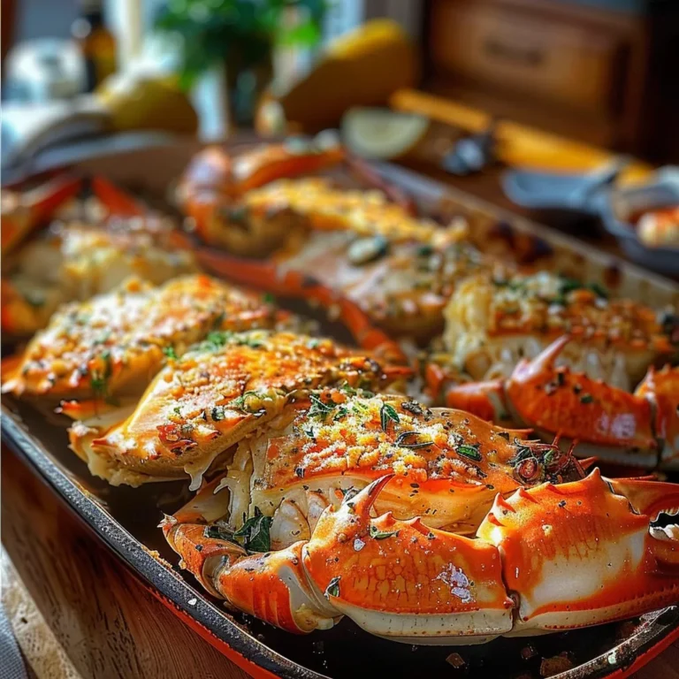 BEST RECIPE for Homemade Baked Crab Legs in Butter