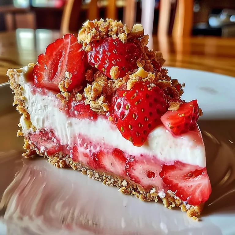 Strawberry Crunch Cheesecake: A Delicious Dessert Delight