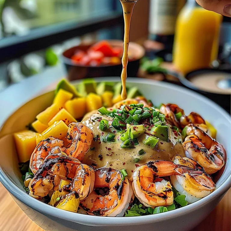Shrimp and Avocado Bowls with Mango: A Flavorful Delight