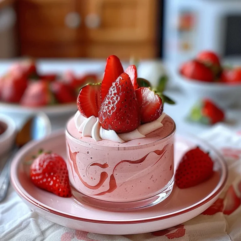 Strawberry Mousse Recipe: A Simple & Delicious Treat