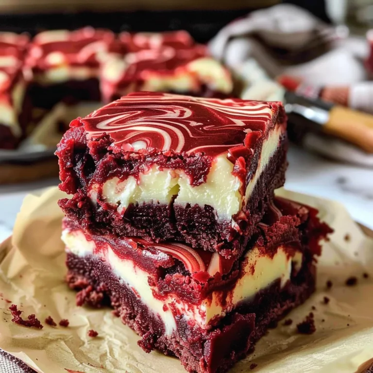 Red Velvet Cheesecake Brownies: Heaven in Every Bite