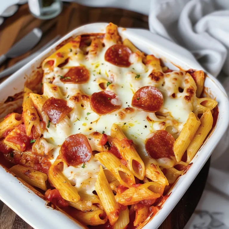 Easy Pizza Pasta Bake – A Quick Family Favorite