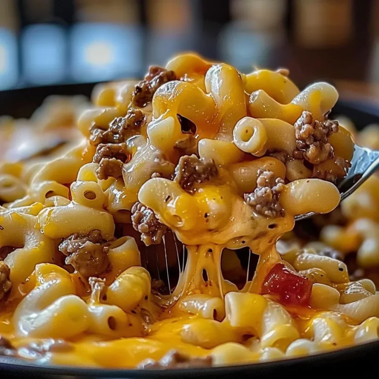 Cheesy One-Pot Macaroni Cheeseburger
