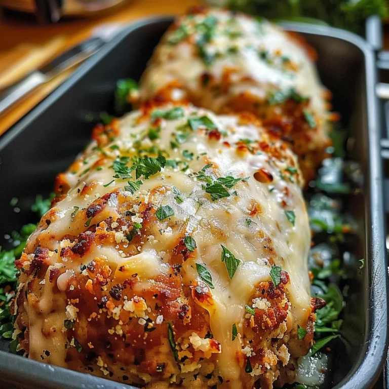 Garlic Parmesan Chicken Meatloaves – Delicious & Easy Recipe