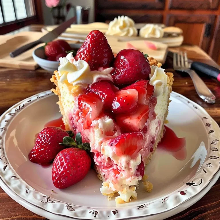 Strawberry Cheesecake Dump Cake Recipe: Easy & Delicious
