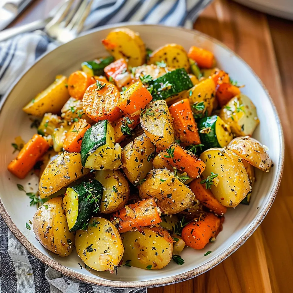 Tips for Garlic Herb Roasted Potatoes Carrots and Zucchini