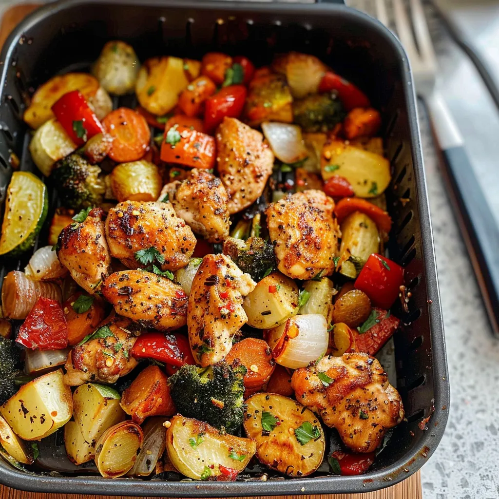 Tips for Air Fryer Chicken and Vegetables
