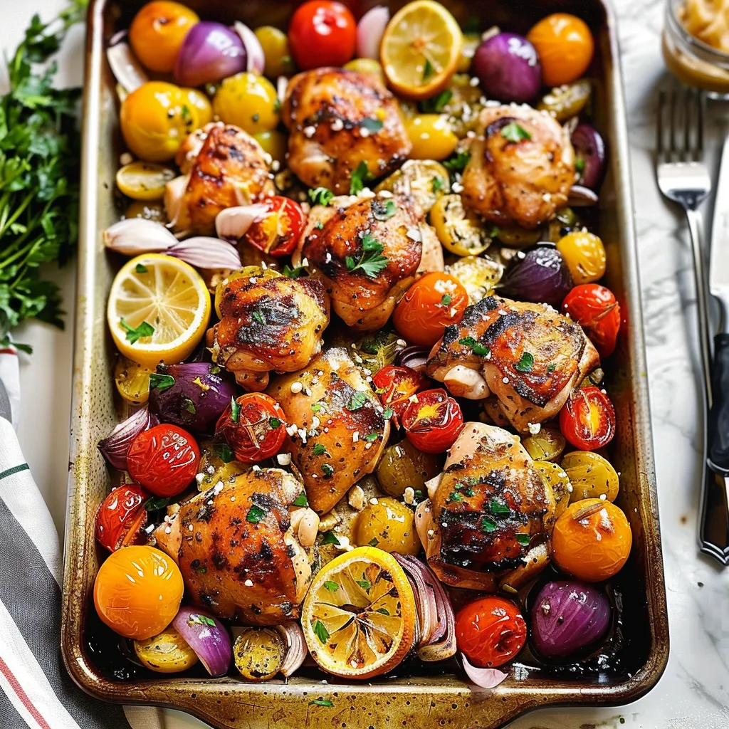Tips for Greek Sheet Pan Chicken