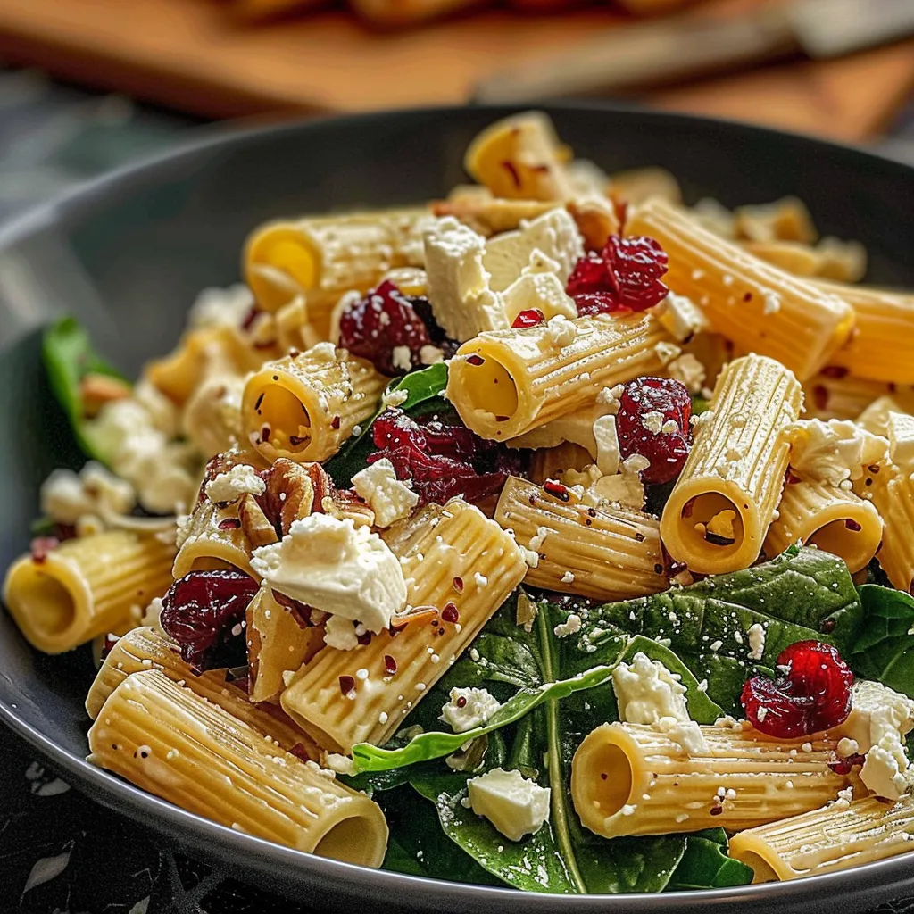 Tips for Feta and Cranberry Rigatoni Salad