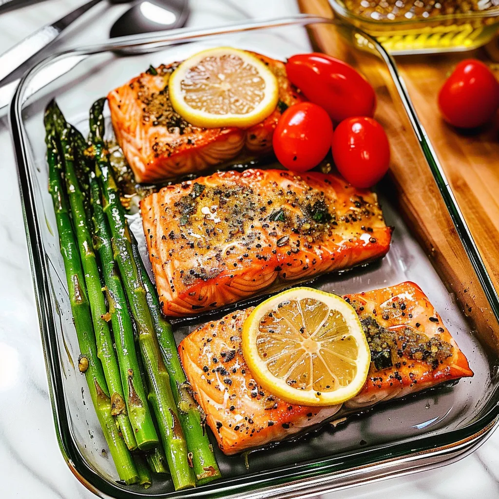 Tips for Meal-Prep Salmon and Asparagus in Garlic Lemon