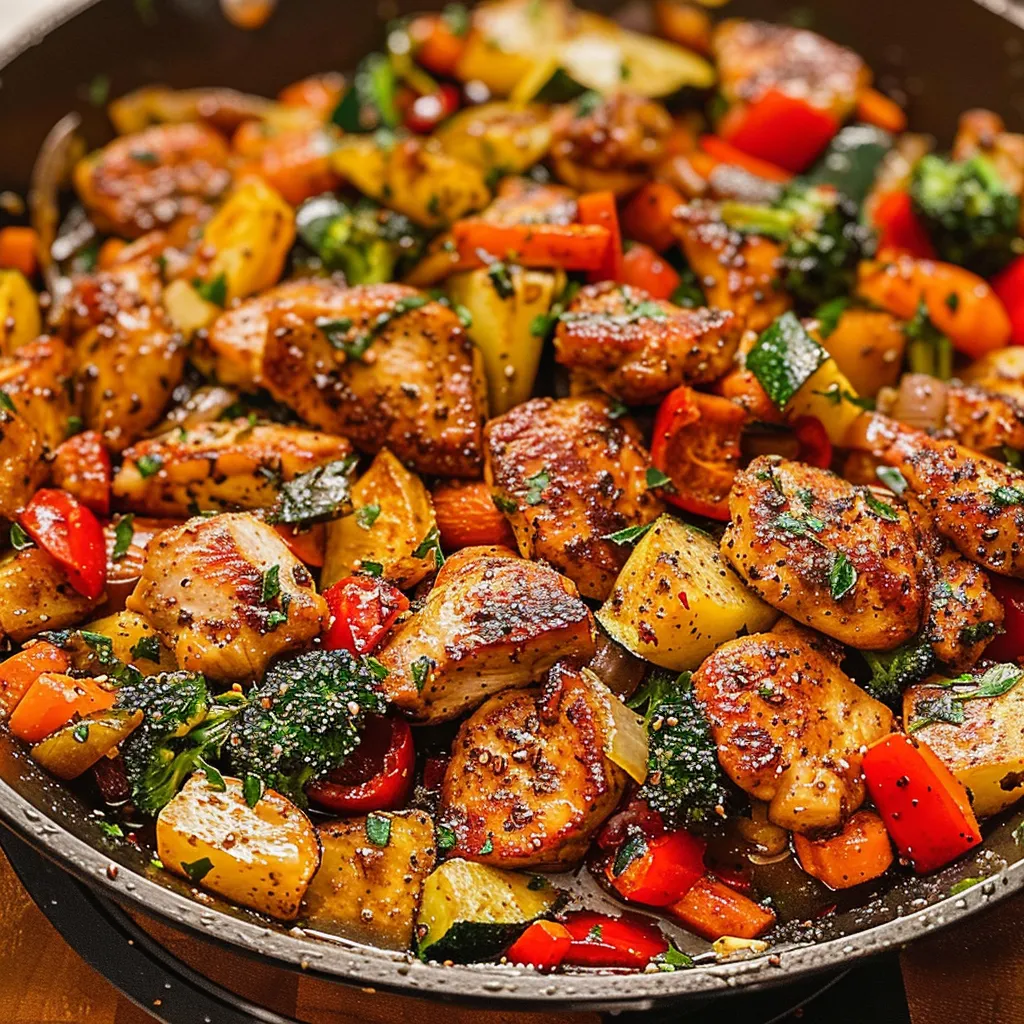 Tips for One Pot Chicken and Vegetables Skillet