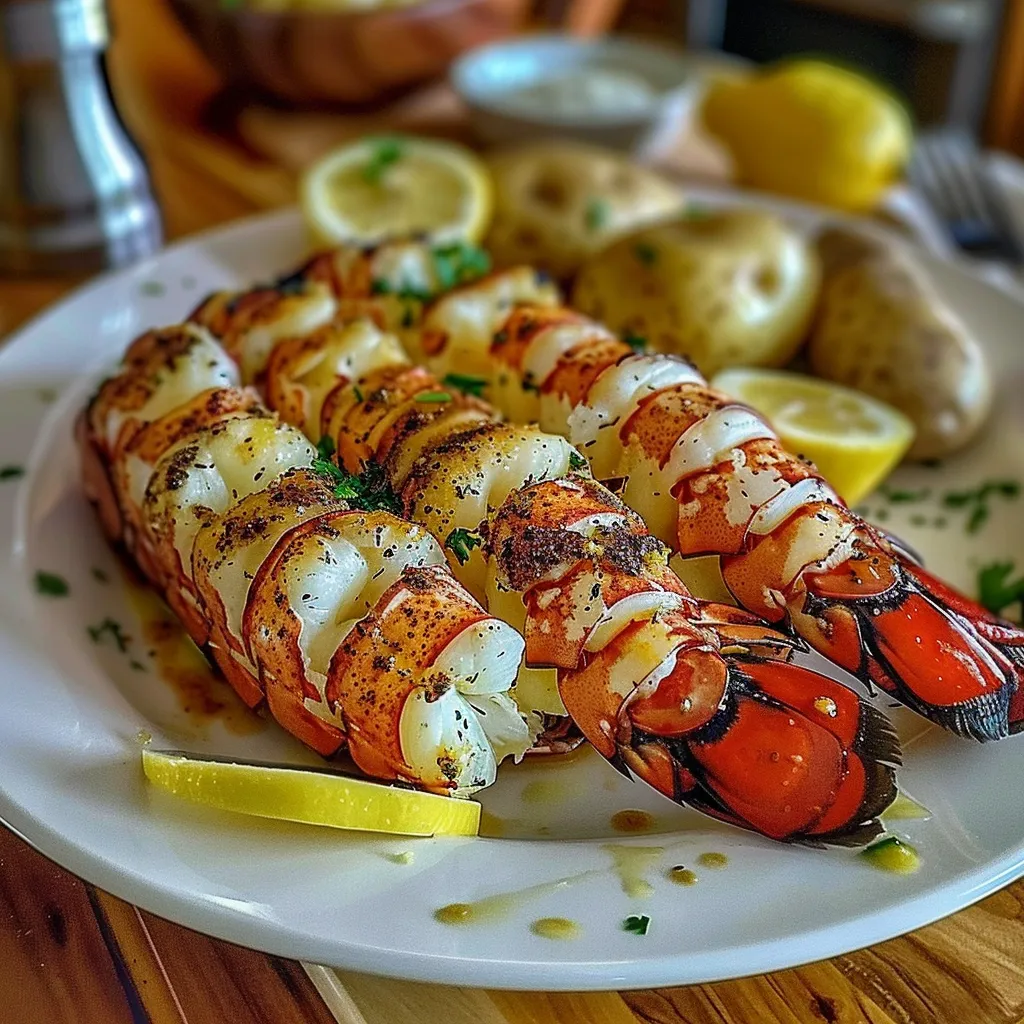 Tips for Lemon Garlic Lobster Tail with Parmesan Potatoes