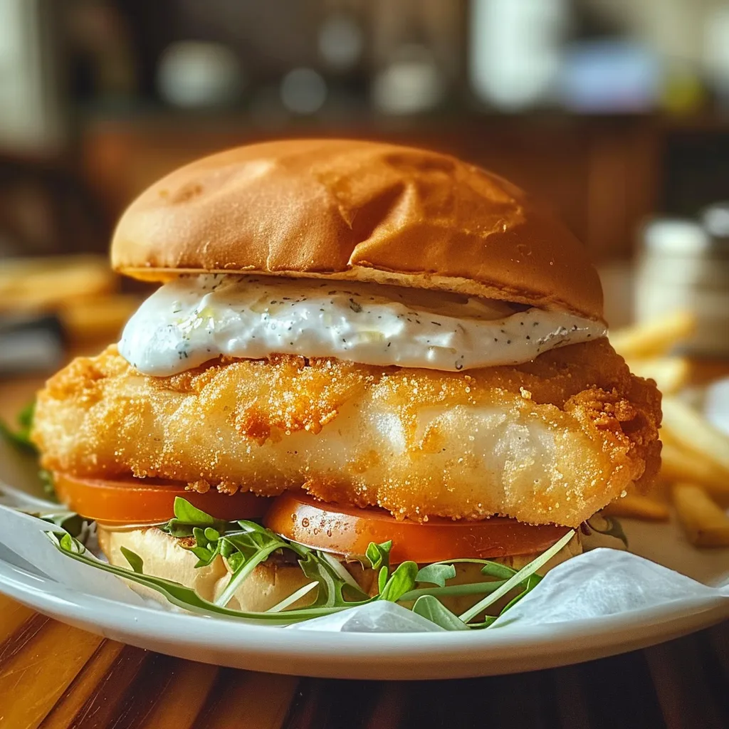 Tips for CRISPY FRIED COD FISH SANDWICH