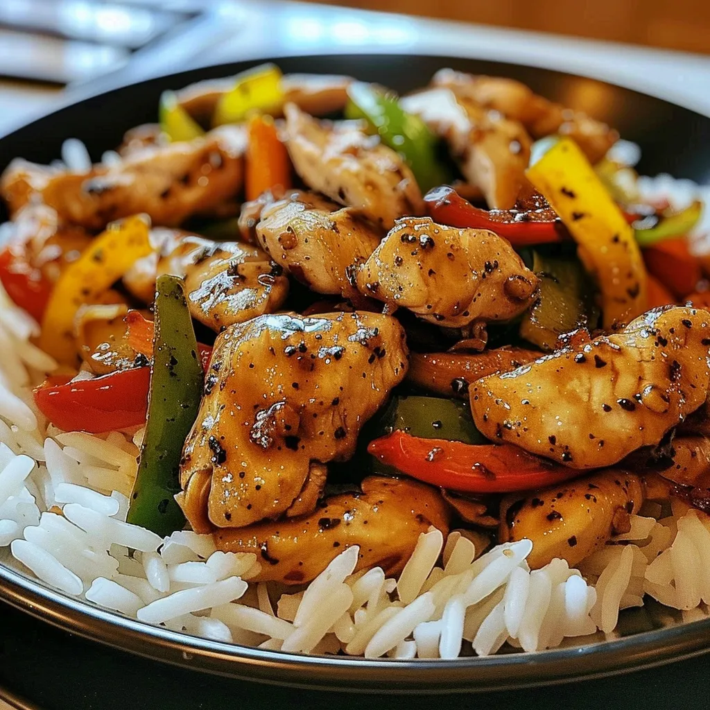 Tips for  Savory Black Pepper Chicken Stir-Fry